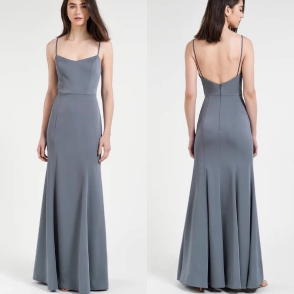 Jenny Yoo Aniston Hydrangea Bridesmaid Dress - Picture 1 of 6